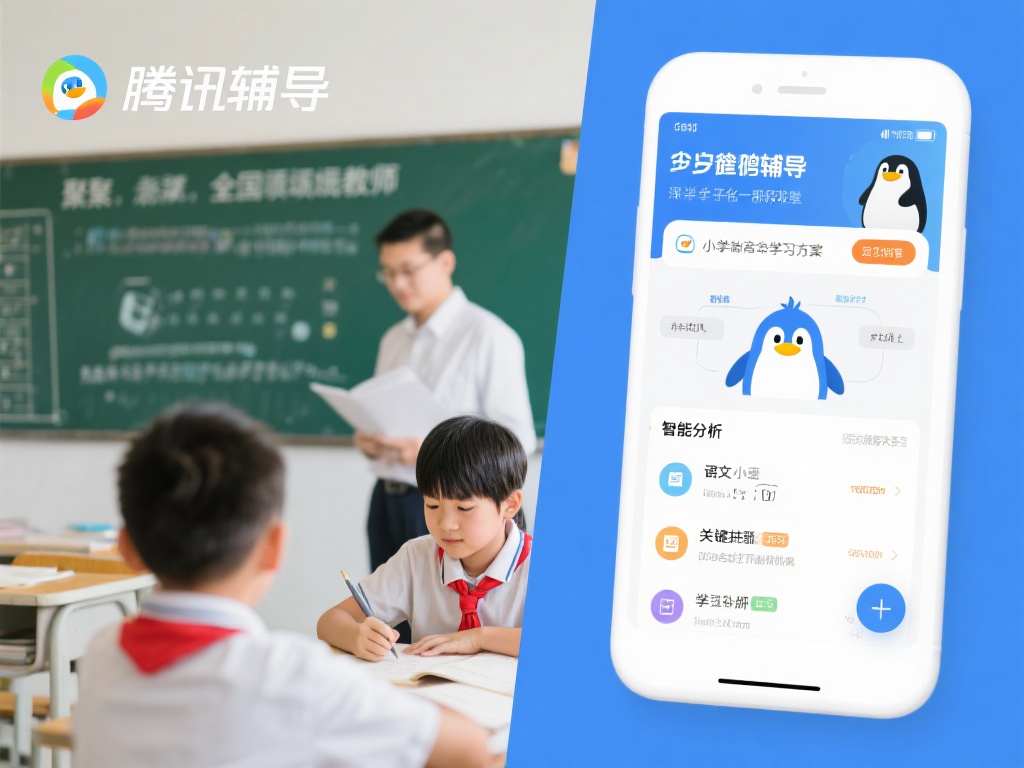 作为腾讯旗下的一款在线教育应用，腾讯企鹅